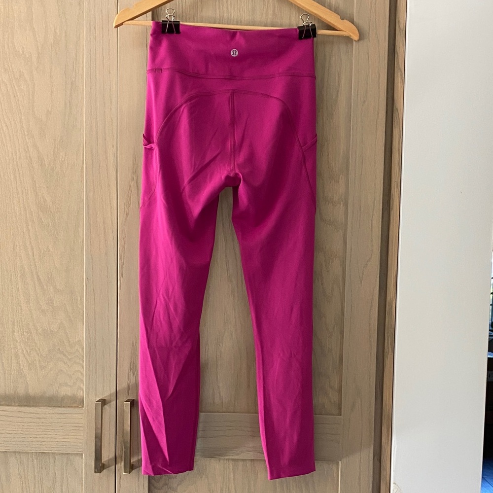 lululemon athletica Pink/Magenta Leggings